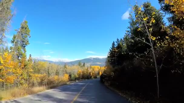 Icefields Parkway in Canada — Stock Video