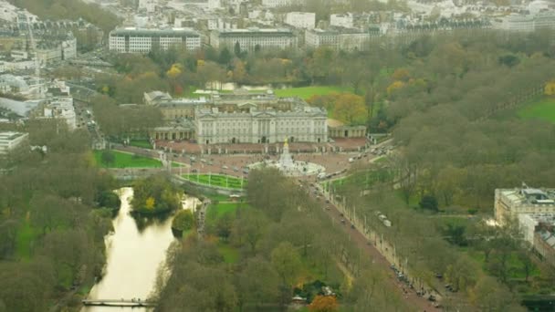 Buckinghamský palác v Westminster, Londýn — Stock video