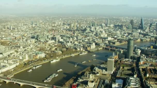 Lugares de interés turístico de la ciudad de Londres — Vídeo de stock