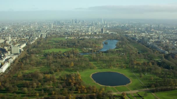 Hyde Park Londra, İngiltere — Stok video