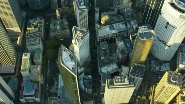 Edificios de rascacielos modernos en Sydney — Vídeo de stock