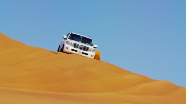 Offroad Wüstensafari, Dubai — Stockvideo