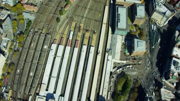 Rail station in Downtown of Sydney — Stock Video