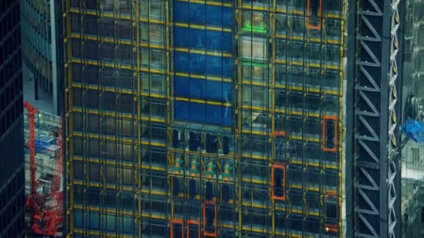 런던에서 현대 마천루 건물 — 비디오