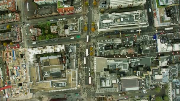 Iç Londra şehir binaların çatıları — Stok video