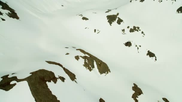Замороженный ландшафт Аляски — стоковое видео