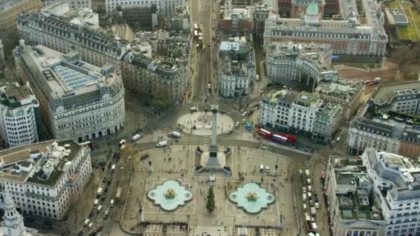 Nelson 's column in Londen — Stockvideo