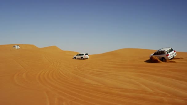 Off Road sivatagi szafari, Dubai — Stock videók