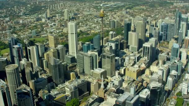 Edifícios da cidade no centro de Sydney — Vídeo de Stock