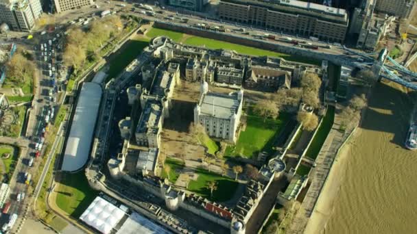 Torre de Londres, Inglaterra, Reino Unido — Vídeo de stock