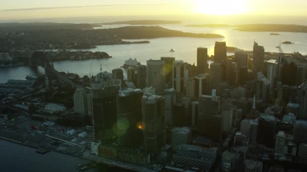 Cityscape of sythe, australia — Stock video