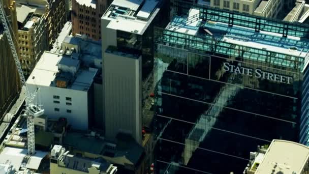 De gebouwen van de stad centrum van Sydney — Stockvideo