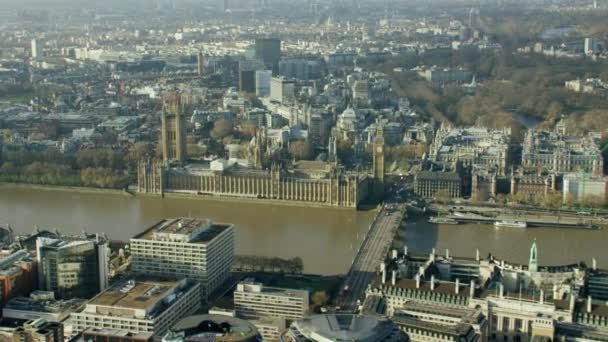 A Big ben és ház a Parlament Londonban — Stock videók