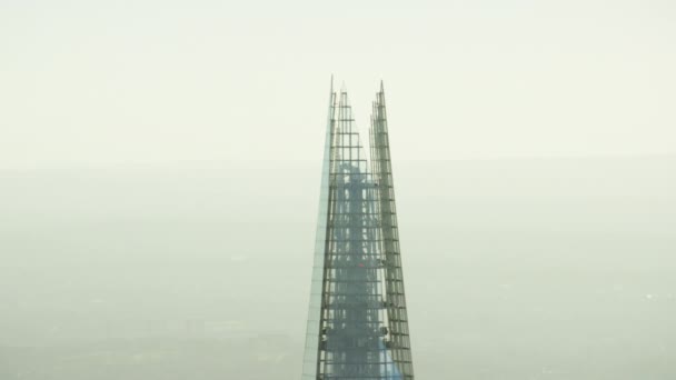 O edifício Shard Cidade de Londres — Vídeo de Stock