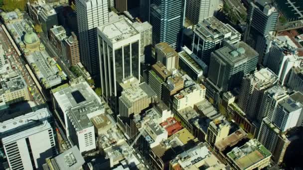 Miasto budynki w centrum miasta Sydney — Wideo stockowe