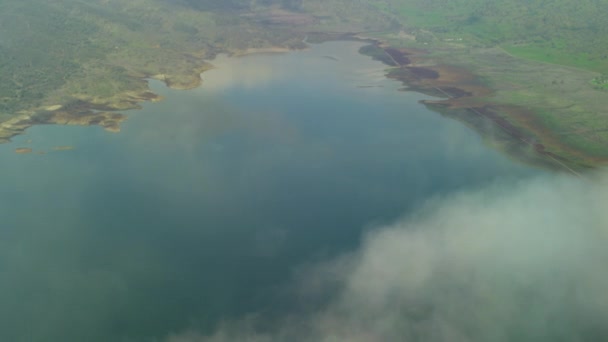 Reservoaren på Lake Berryessa, Kalifornien — Stockvideo