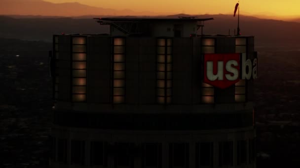 Edificio della US Bank, Los Angeles — Video Stock