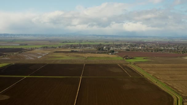 Terreni agricoli rurali della contea di Glenn, California — Video Stock