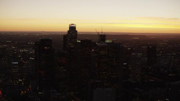 Distrito financiero de Los Ángeles — Vídeo de stock