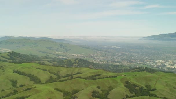 MT Diablo State Park en plattelandsgemeenschappen, Californië — Stockvideo