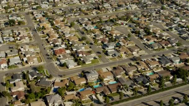 Suburban areas of Los Angeles, — Stock Footage Suburban areas of Los Angeles, Royalty Free Stock Footage