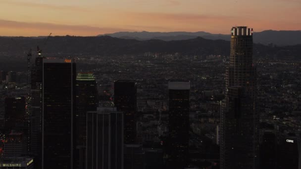 Dzielnicy finansowej los angeles — Wideo stockowe