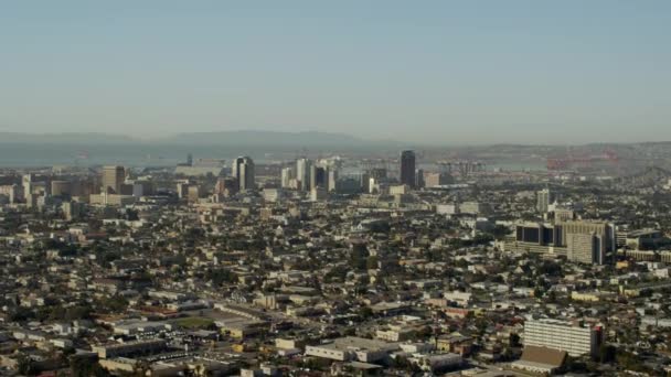 Larga playa california — Vídeo de stock