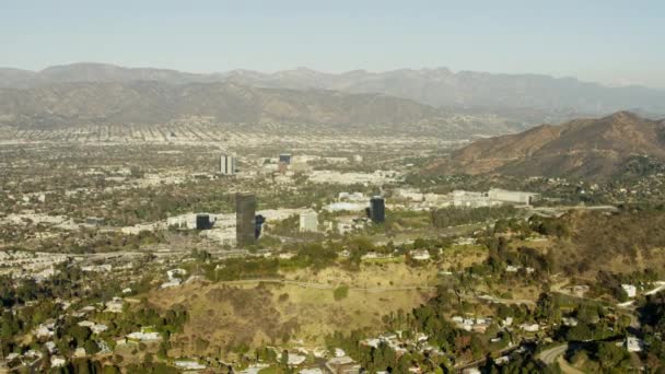 Burbank och Studio City, Los Angeles — Stockvideo