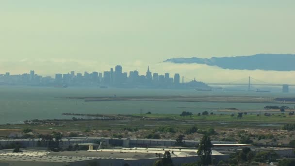 Ponte de São Francisco e Oakland — Vídeo de Stock