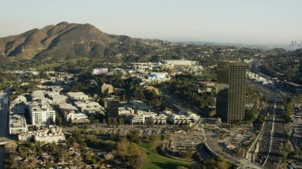 Warner bros filmstudios in hollywood — Stockvideo