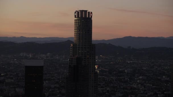 Distrito financeiro de Los Angeles — Vídeo de Stock