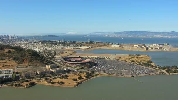 Candlestick Park Stadium i San Francisco — Stockvideo