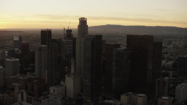 Districtul financiar Los Angeles — Videoclip de stoc