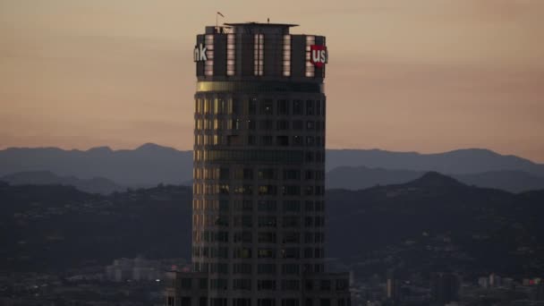 Uns Bankgebäude, los angeles — Stockvideo