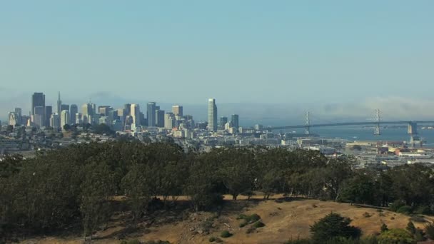 San Francisco staden skyskrapor — Stockvideo