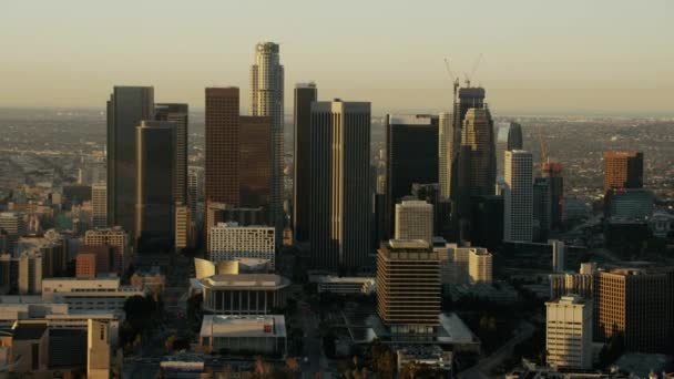 Финансовый район Лос-Анджелеса — стоковое видео