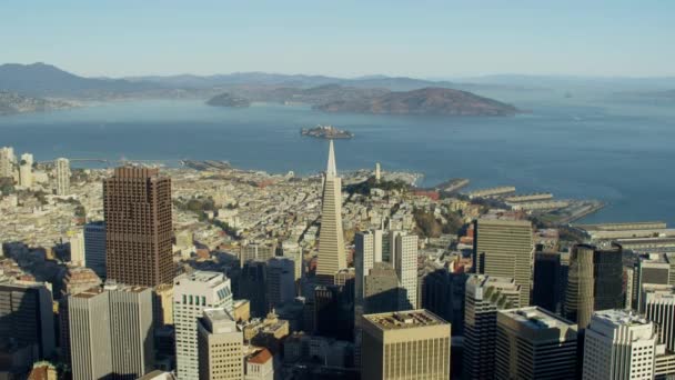 Міський пейзаж Сан-Франциско, штат Каліфорнія — стокове відео