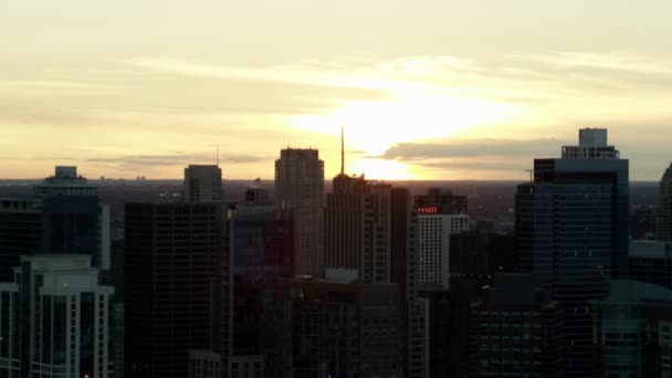 Edifici del centro di Chicago — Video Stock