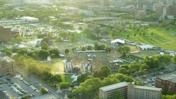 Chicago nöjespark och Fairground — Stockvideo