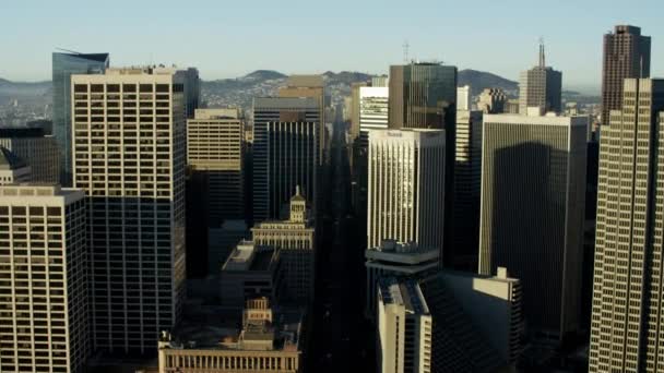 Сан-Франциско, США и Skyline — стоковое видео