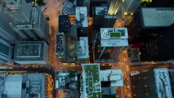 Чикаго місто хмарочоса будівель — стокове відео