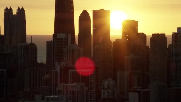 Chicago city skyline, Stati Uniti — Video Stock