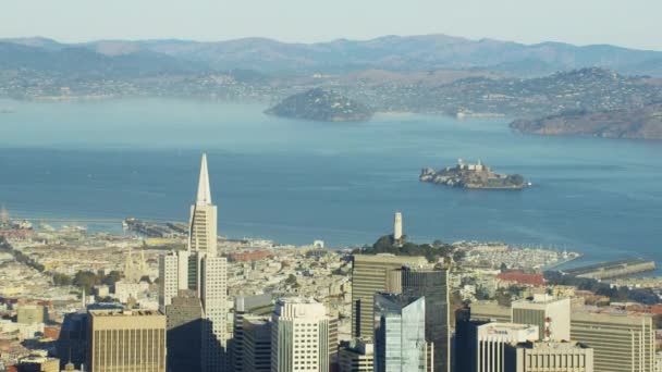 Paisaje urbano de San Francisco, California — Vídeo de stock