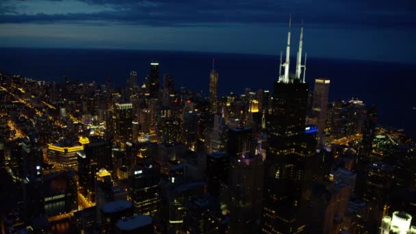 Столичный город Чикаго — стоковое видео
