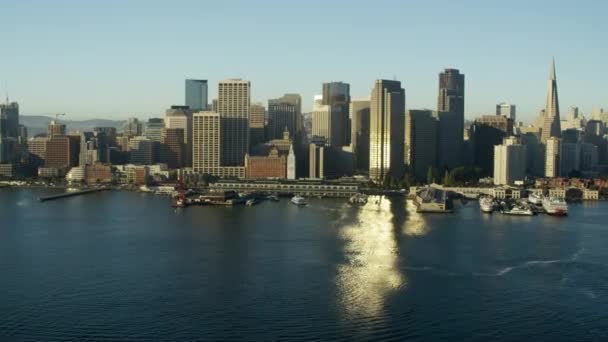 Puerto de San Francisco y Skyline — Vídeos de Stock