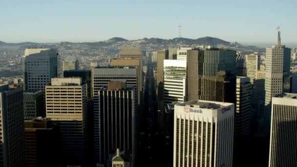 美国旧金山和天际线 — 图库视频影像