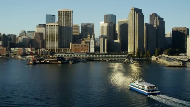 San Francisco, Californië en Skyline — Stockvideo