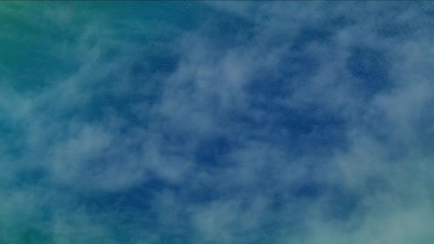 空中ビューミネラル豊富な水イエローストーンパークワイオミング州 — ストック動画