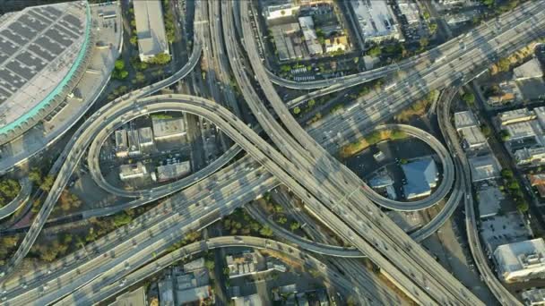 Междугородняя автострада Лос-Анджелеса — стоковое видео