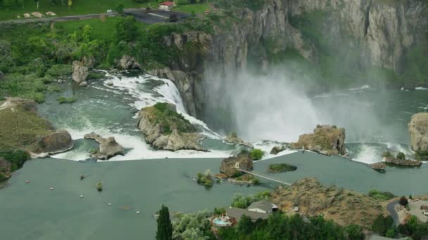 Cascada aérea Shoshone Falls Snake River Idaho EE.UU. — Vídeos de Stock